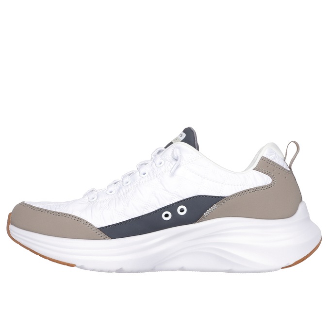 Skechers Men's Slip-Ins Vapor Foam Cozy Fit Sneaker, White Taupe, large