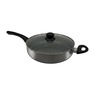 20-Piece Ceramic Metallic Cookware Set, Platinum, large