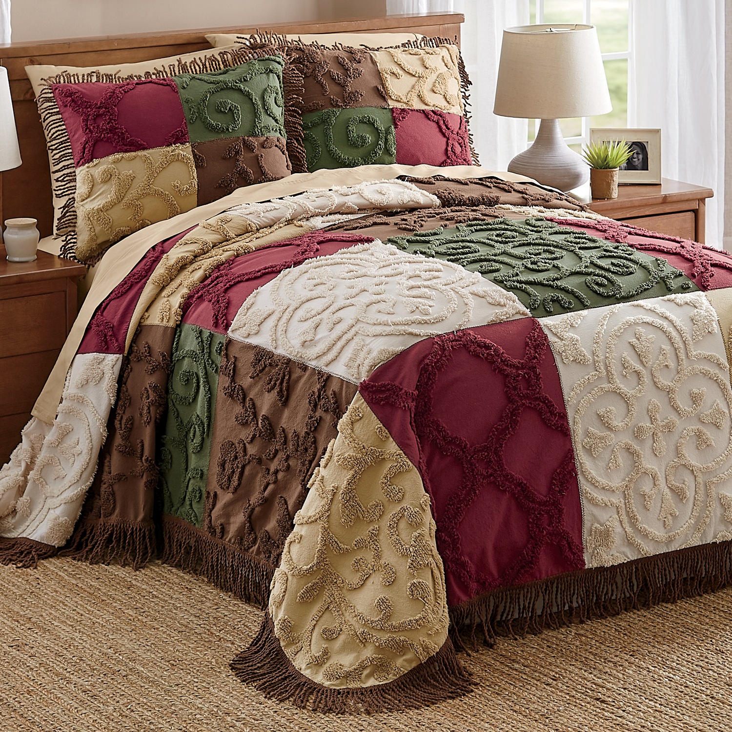 Antiquity Chenille Bedspread and Sham | Montgomery Ward