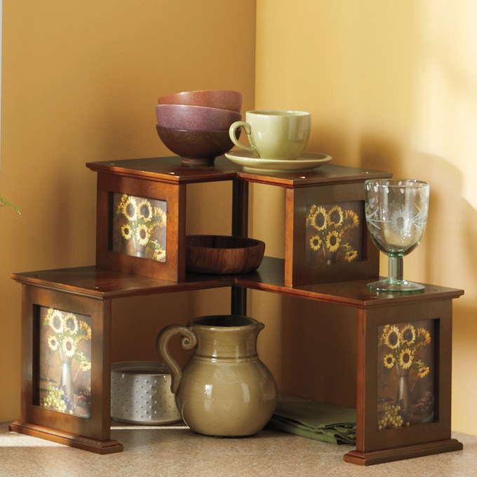 Harvest Grape Corner Shelf, , large