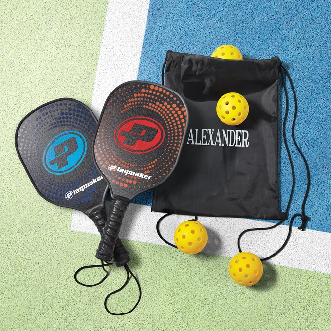 6-Piece Pickleball Set with Bag, , large