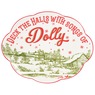 Dolly Parton Holiday Toile 12-Inch Oval Platter, , large