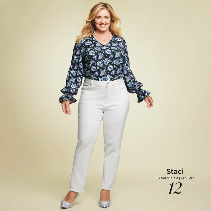 Kayla Slim Jean, , large