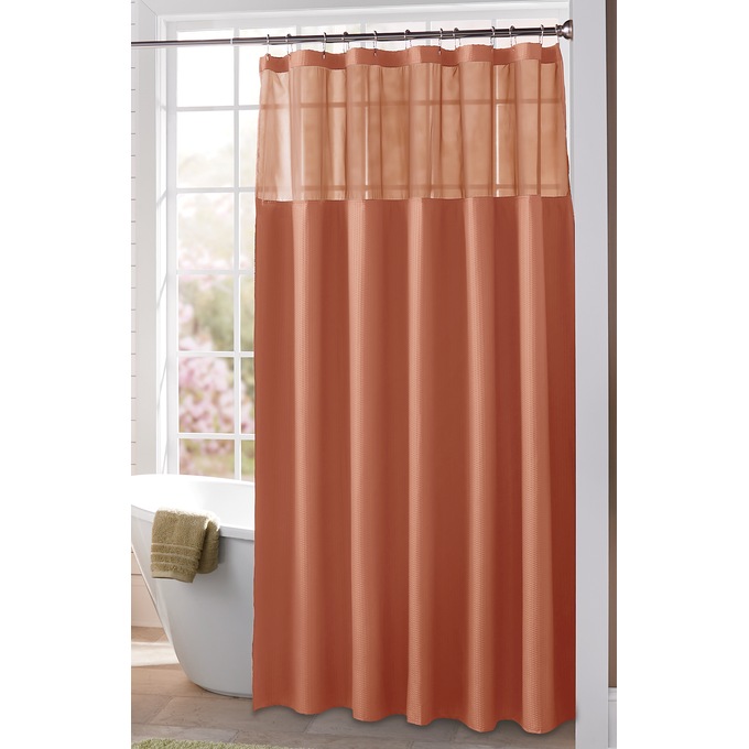 Kingfield Snap-Off Shower Curtain, , large