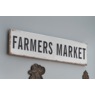 Distressed Farmers Market Wall Sign, Multi, large