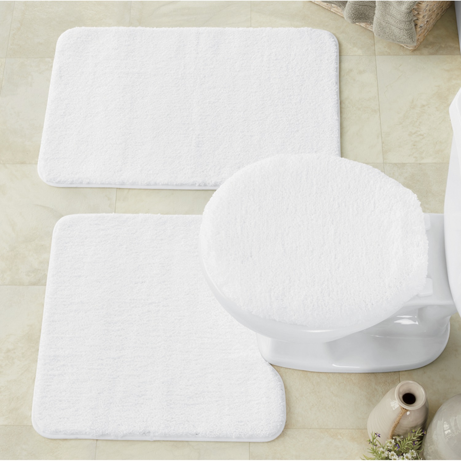 Mayfair 3 Piece Bath Mat Set Montgomery Ward