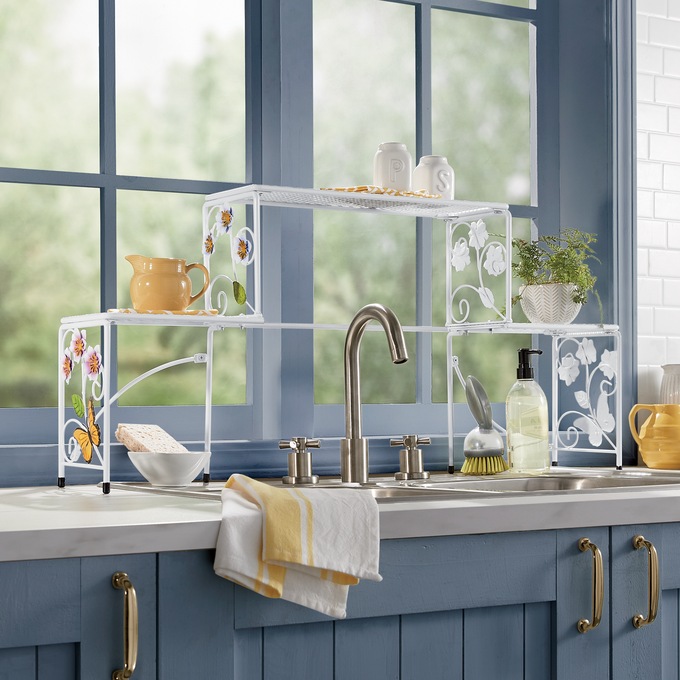Violet Butterfly Sink Shelf Montgomery Ward
