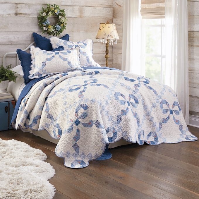 Genevieve Bow Oversized Quilt, , large