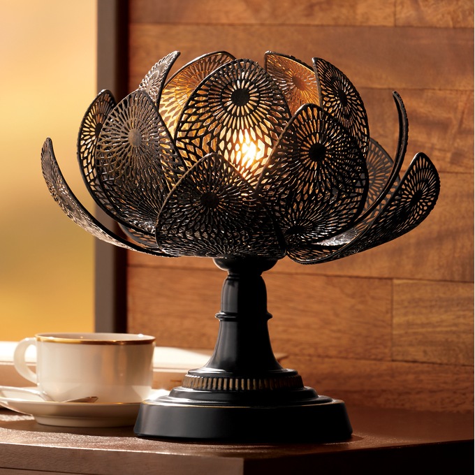 Fl Cuts Table Lamp Montgomery Ward