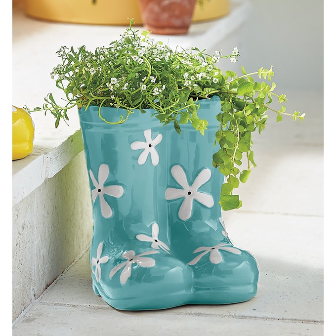 Rain Boot Planter, , large