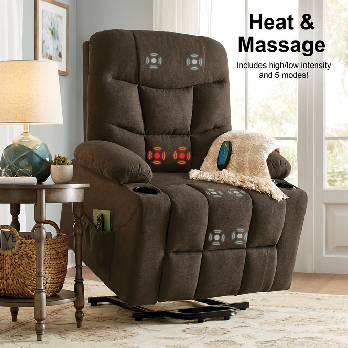 Colton Lift Recliner with Heat & Massage, , large