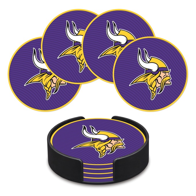 Set of 4 NFL Coasters, , large