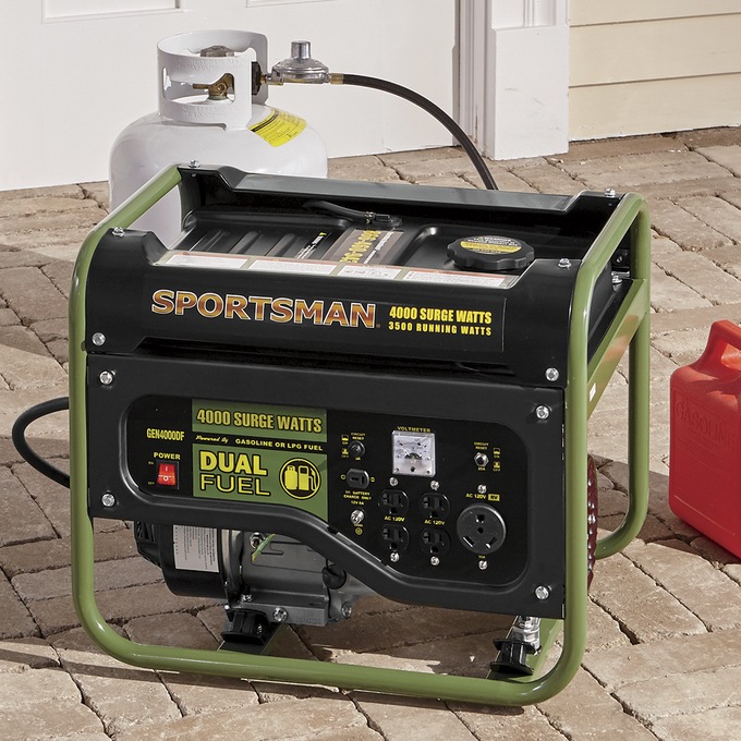 4000 Watt Dual Fuel Generator By Sportsman Montgomery Ward