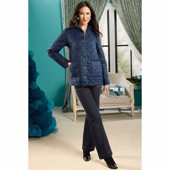 Molly Quilted Barn Coat, , large