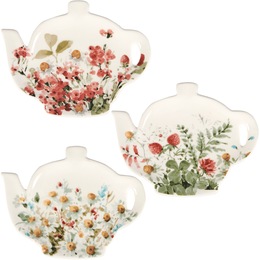 Set of 3 Teapot Trinket Dishes, , large