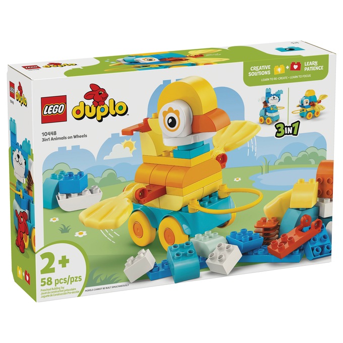 LEGO DUPLO 3-in-1 Animals on Wheels, , large