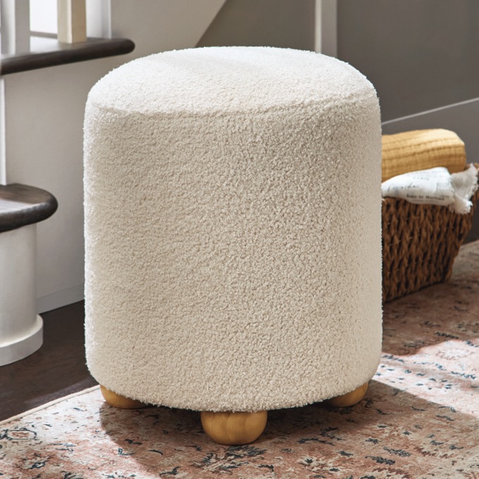 Bouclé Ottoman, , large