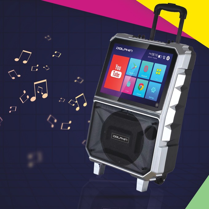 Tailgate Speaker with Touchscreen, Black, large