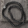 Majesty Black Ion Curb Necklace , , large