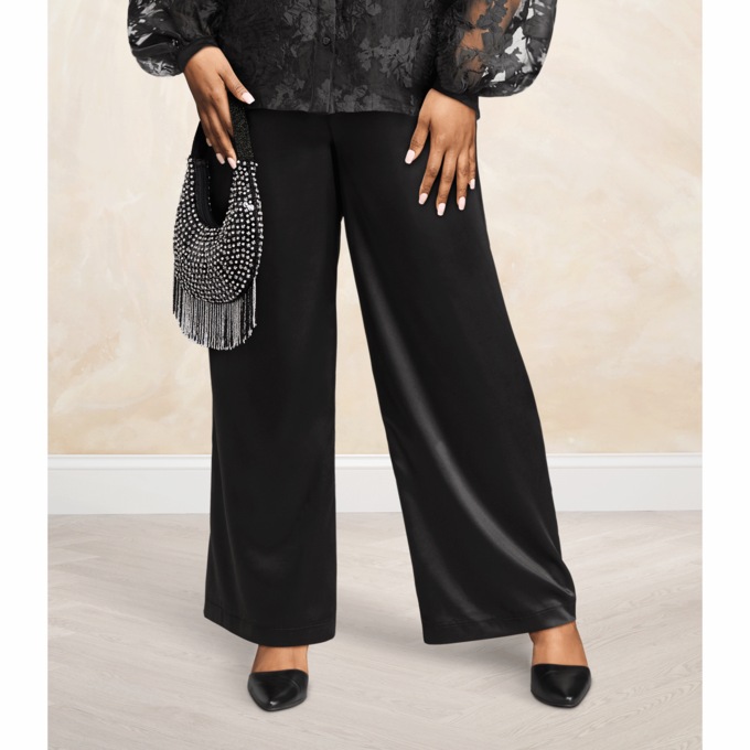 Berna Satin Pant, , large