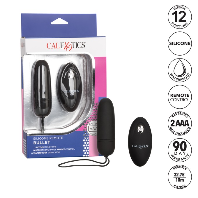 Remote Control Silicone Bullet, , large