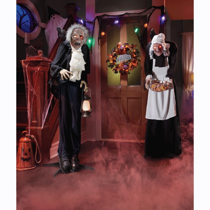 Agnes the Maid Animated Halloween Prop, , large