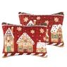 Gingerbread Lane Reversible 3-Piece Quilt Set, , large