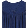 Snap-Front Long Terry Robe, Navy, large