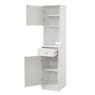 Melissa Tall Storage Pantry, White, large