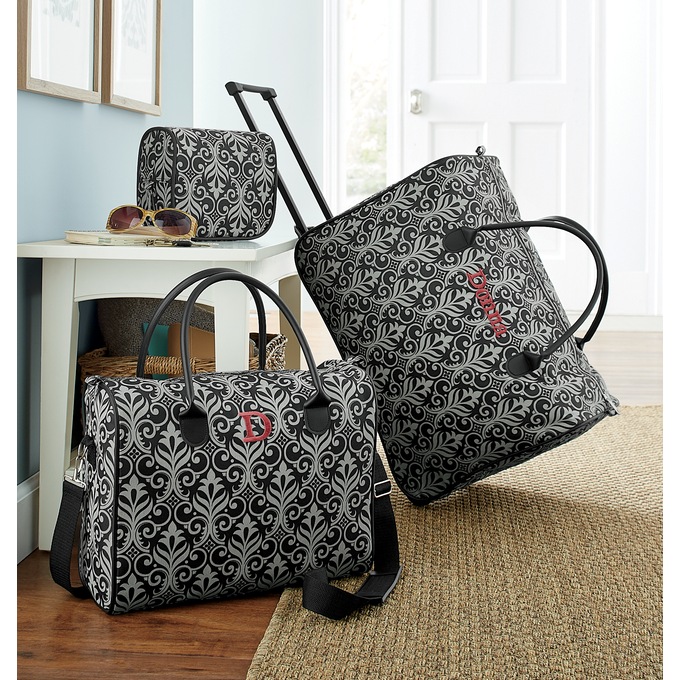  Monogram Pattern Luggage Set