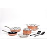Copper Chef Black Diamond 10-Piece Cookware Set, , large