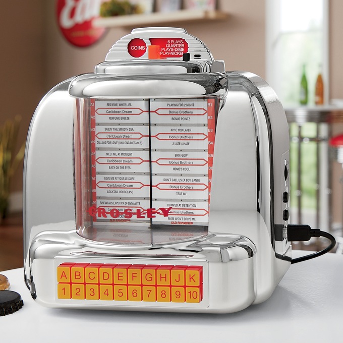 Crosley Diner Jukebox Tabletop Radio, , large