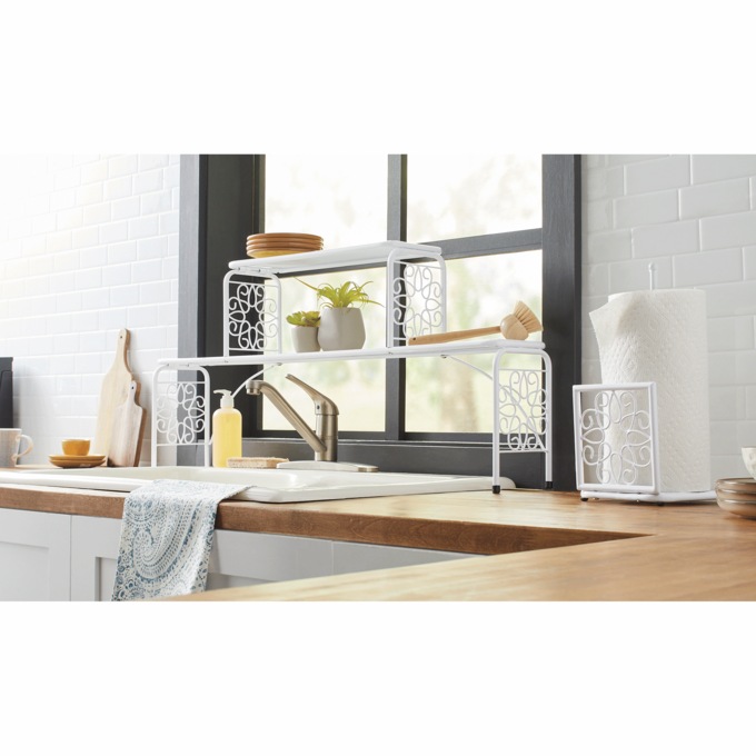 Gerbera Scroll Over-the-Sink Shelf, , large