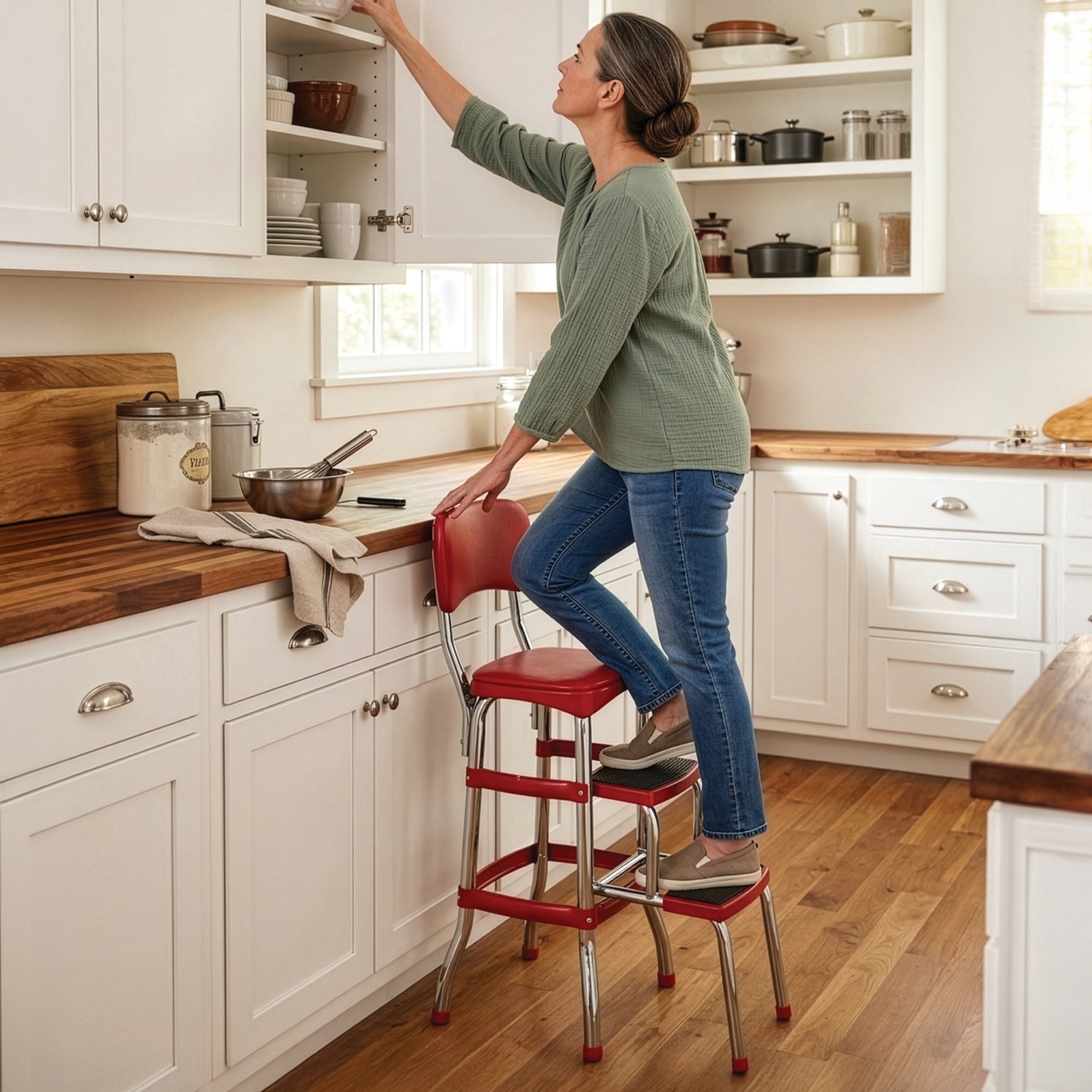 Retro Step-Stool Chair | Montgomery Ward