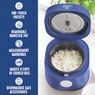 Greenlife 4-Cup Rice and Grains Cooker, Blue, large