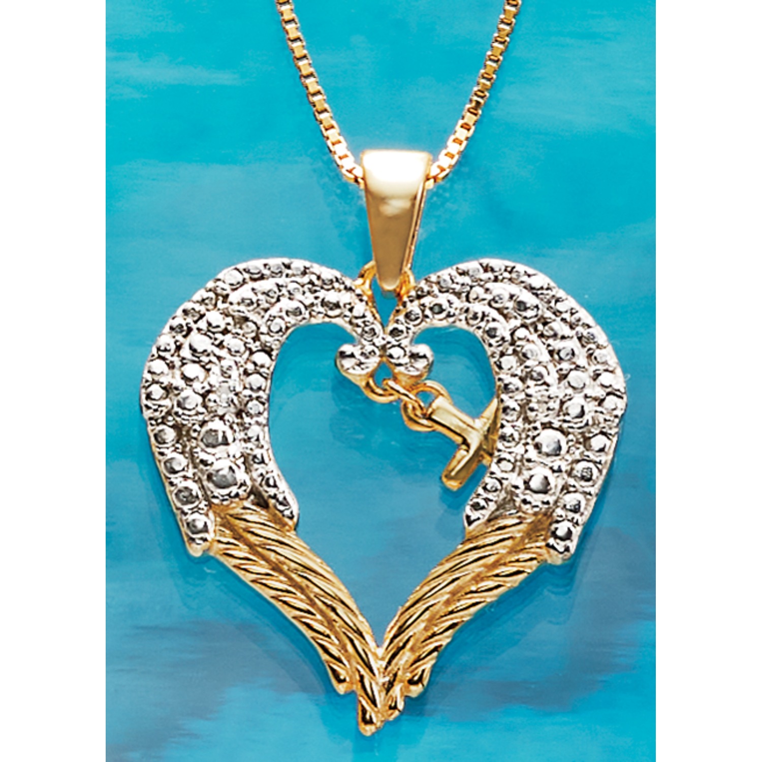 Diamond Faith Pendant Montgomery Ward