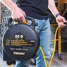 30 Ft. Retractable Cord Reel, Gray, large