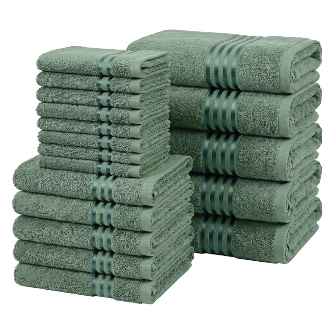 18-Piece Towel Set, , large