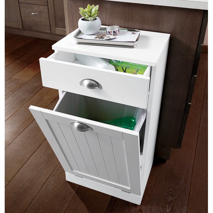 Richmond Tilt Out Trash Cabinet With Drawer Montgomery Ward