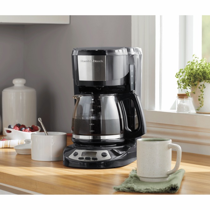 Hamilton Beach Programmable 12-Cup Coffee Maker, , large