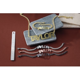 Stainless Steel Unisex Name Jewelry, , large