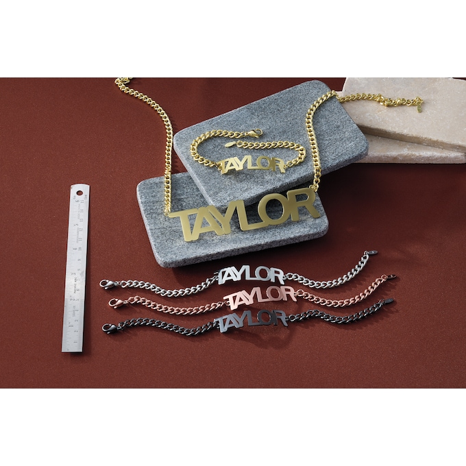 Stainless Steel Unisex Name Jewelry, , large