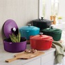 7-Quart Enameled Cast Iron Casserole with Lid, , large