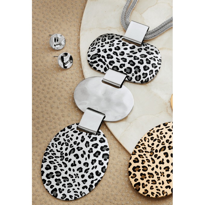 Animal Spot Necklace and Earring Set, , large