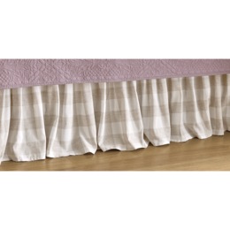 Gingham Bedskirt, , large