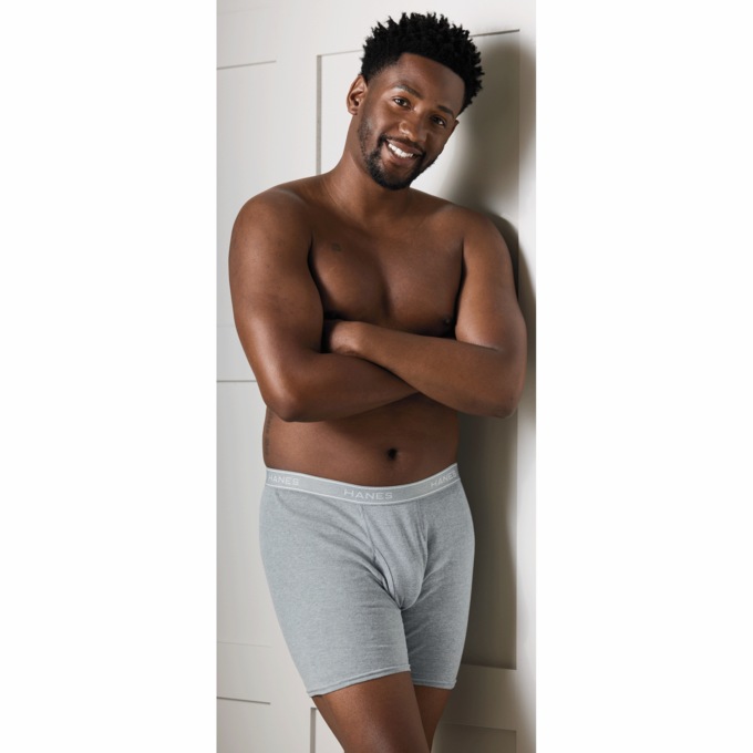 Hanes 6-Pack Knit Boxer Brief, , large