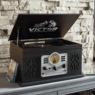 Victor 7-in-1 Wood Music Center with Turntable, , large