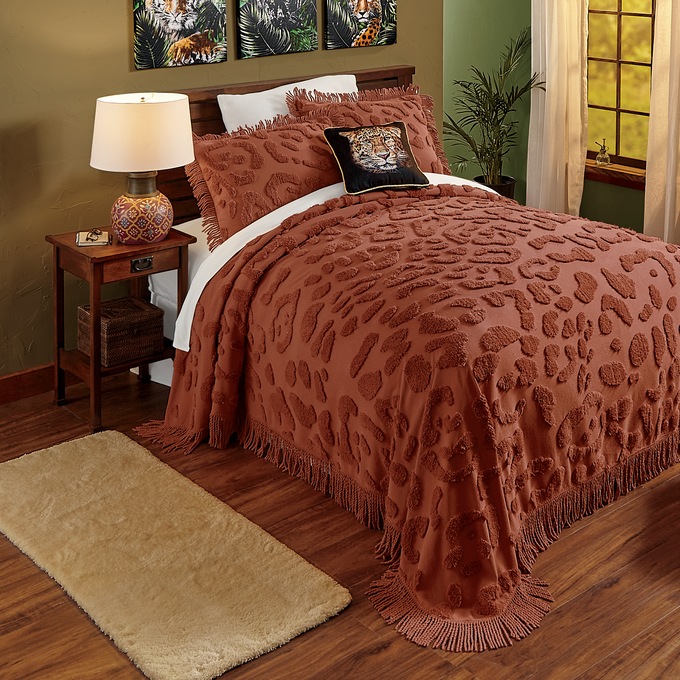 Leopard Chenille Bedspread Montgomery Ward