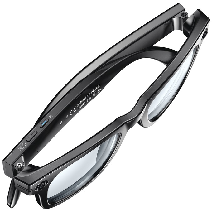 Intelligent Galaxy Smart Sunglasses, Black, large