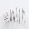 6-Pair Hoop Post Earring Set, , large